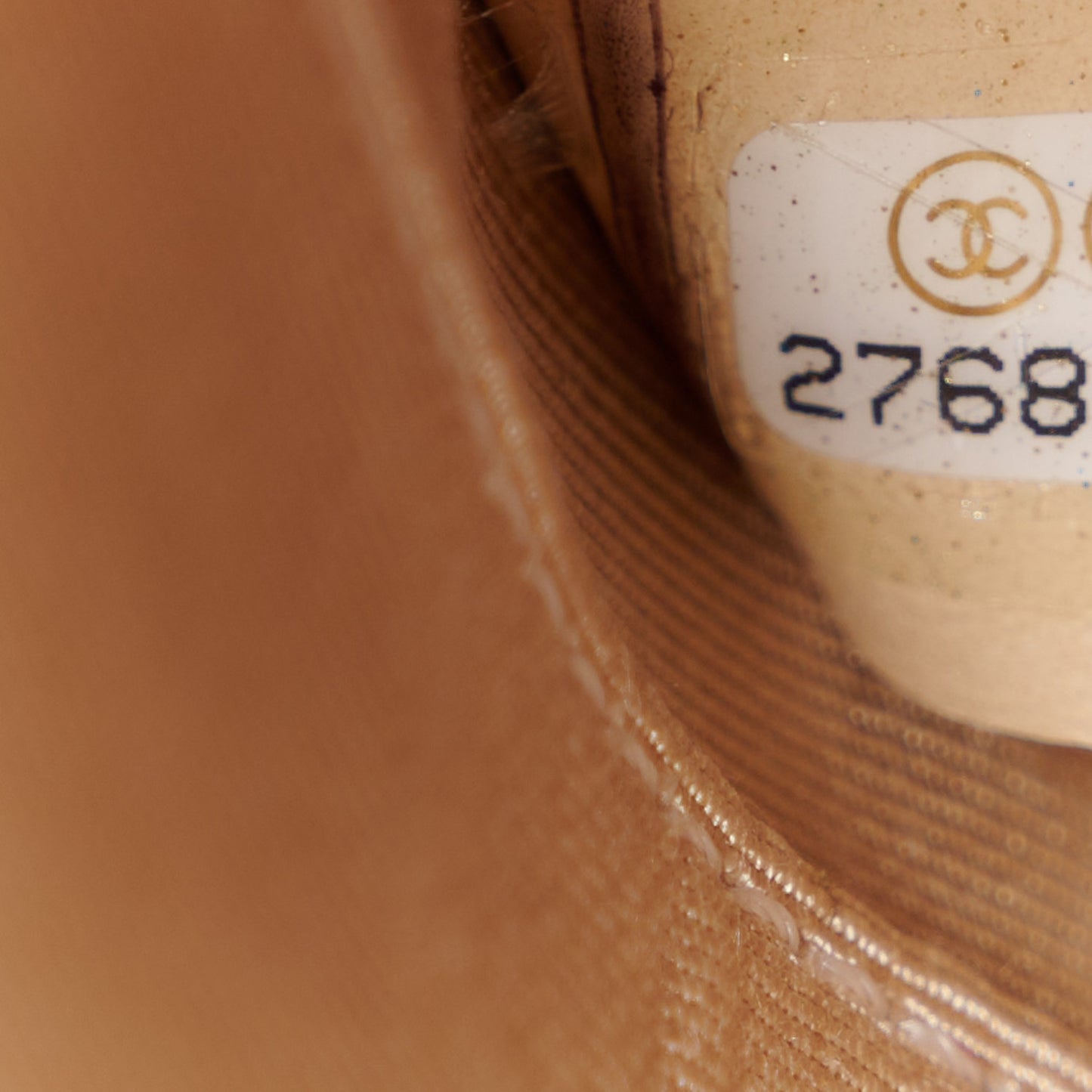 Goatskin Quilted Chic Pearls Flap Black