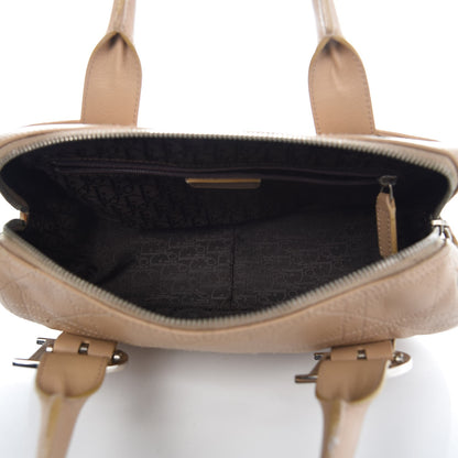 Christian Dior Calfskin Cannage Handbag Camel 5 of 20