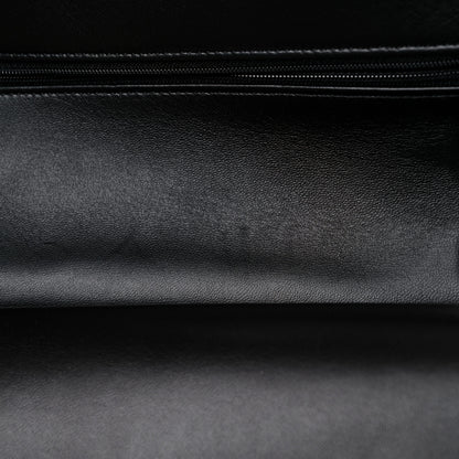 Chanel Lambskin Quilted Medium Double Flap Black 9 of 16
