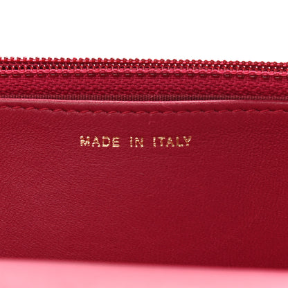 Chanel Lambskin Quilted Trendy CC Wallet On Chain WOC Dark Pink 7 of 12