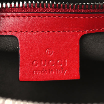 Gucci Guccissima Signature Small Day Backpack Hibiscus Red 6 of 10