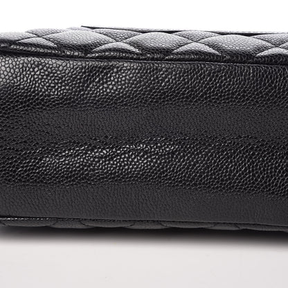 Chanel Caviar Quilted Petit Shopping Tote PST Black 10 of 12
