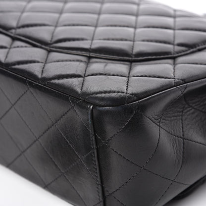 Chanel Lambskin Quilted Maxi Double Flap Black 14 of 15
