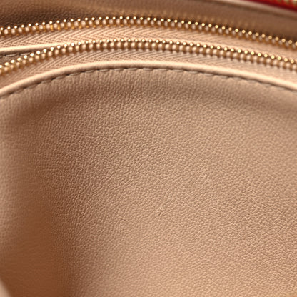 Louis Vuitton Lambskin Embossed Monogram Coussin PM Coral 6 of 13