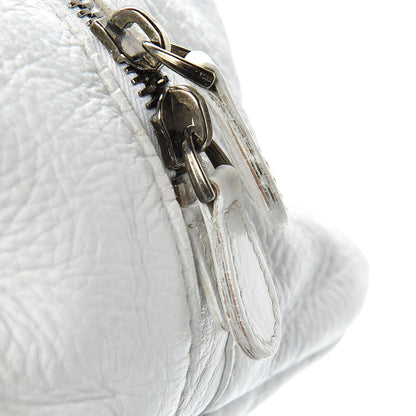 Bottega Veneta Cervo Deerskin Intrecciato Satchel White 23 of 24