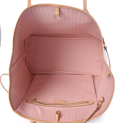 Louis Vuitton Damier Azur Neo Neverfull GM Rose Ballerine 6 of 11