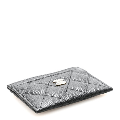 Chanel Caviar Quilted Card Holder Black 4 of 9
