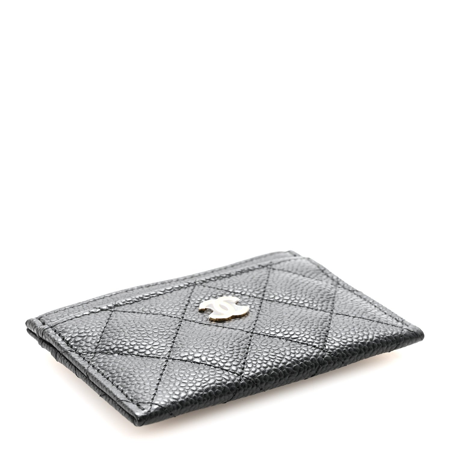 Chanel Caviar Quilted Card Holder Black 4 of 9