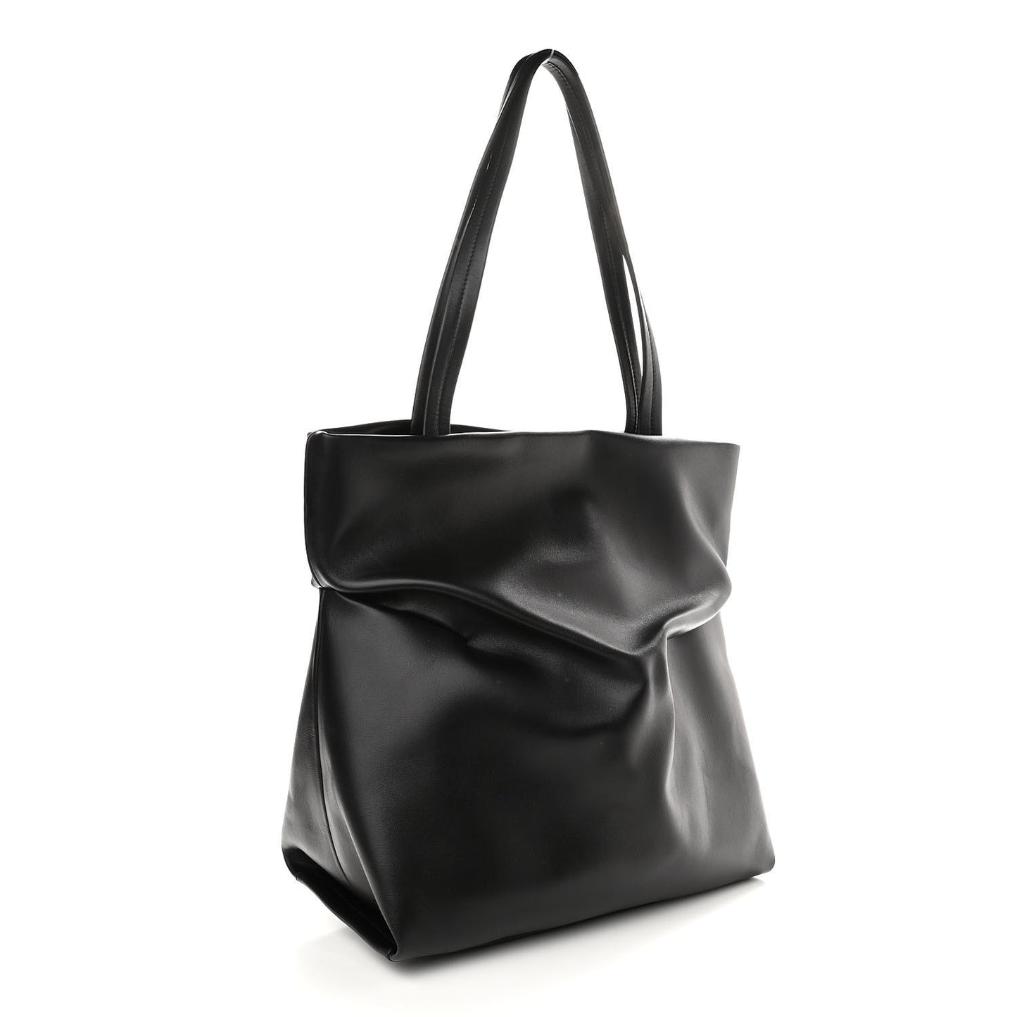 Calfskin Judy East West Tote Black
