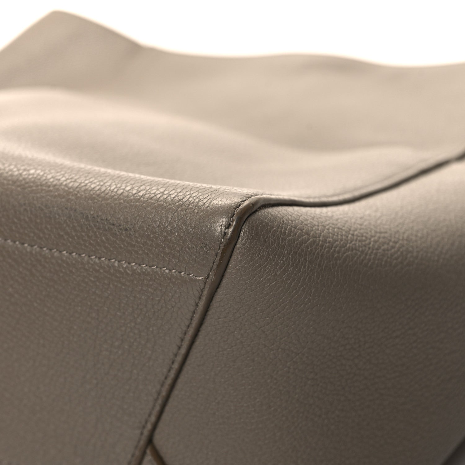 Celine Soft Grained Calfskin Sangle Bucket Bag Taupe 11 of 12