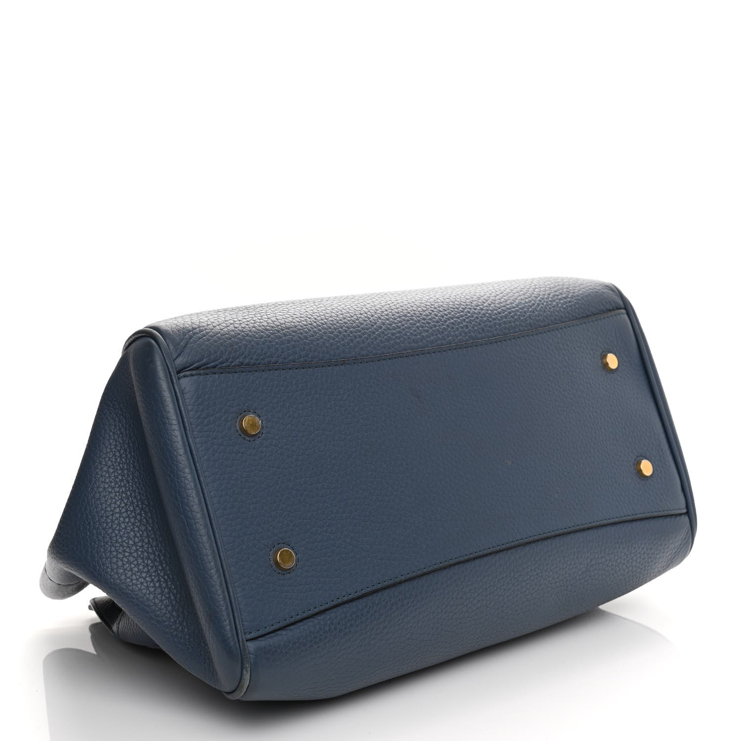 Mulberry Heavy Grain Small Belted Bayswater Tote Blue 4 of 15