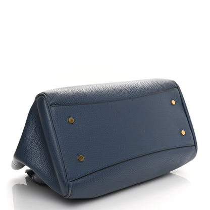 Mulberry Heavy Grain Small Belted Bayswater Tote Blue 4 of 15