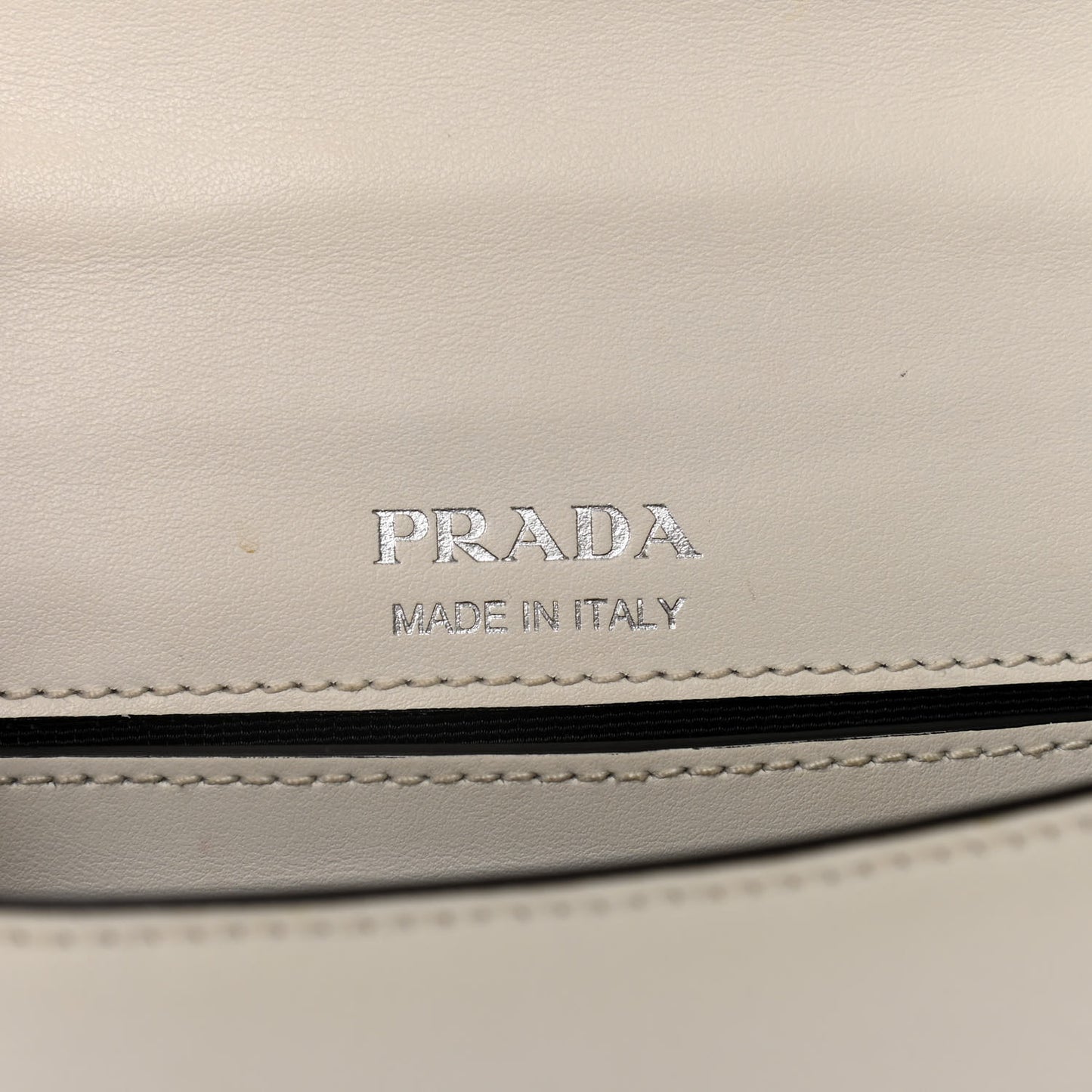 City Calf Plex Ribbon Bag White