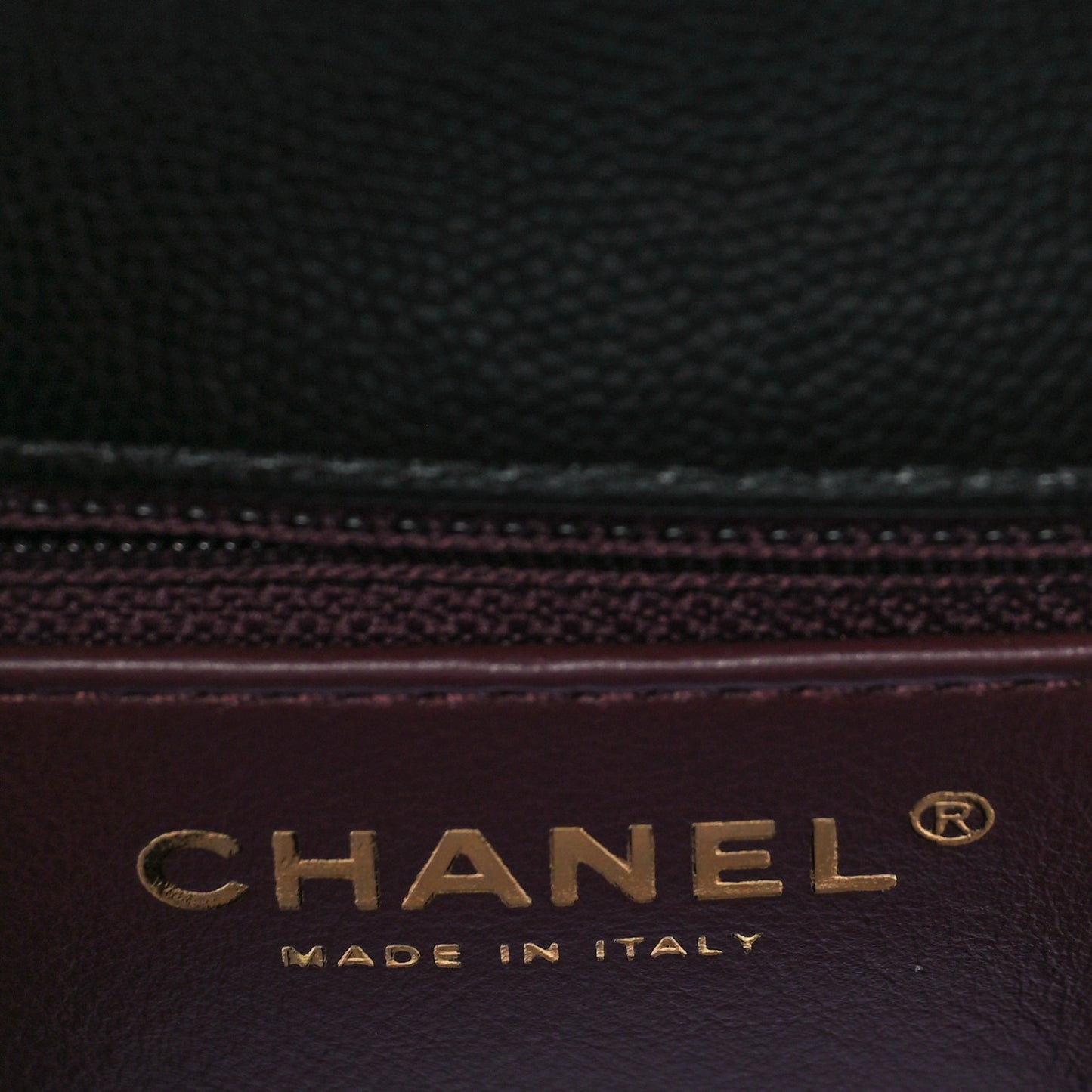 Caviar Quilted Mini Coco Handle Flap Black