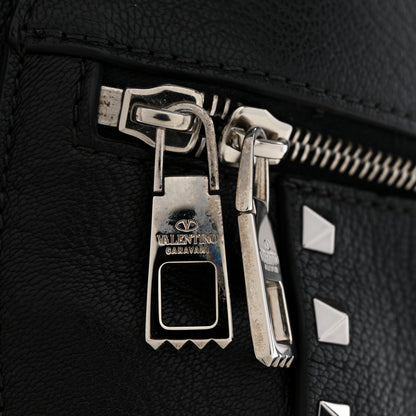Valentino Garavani Grained Calfskin Rockstud Backpack Black 12 of 12