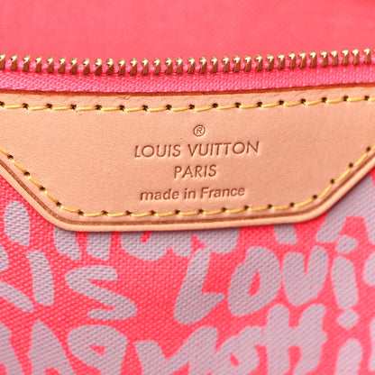 Louis Vuitton Monogram Graffiti Neverfull GM Fuchsia 6 of 10