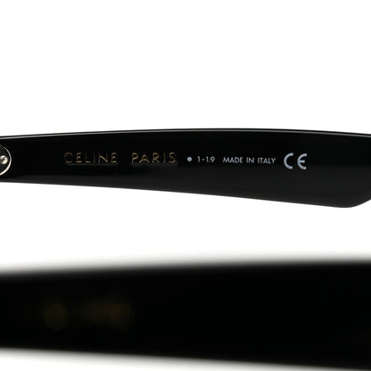 Celine Acetate Polarized Square Sunglasses CL40088I Black 6 of 7