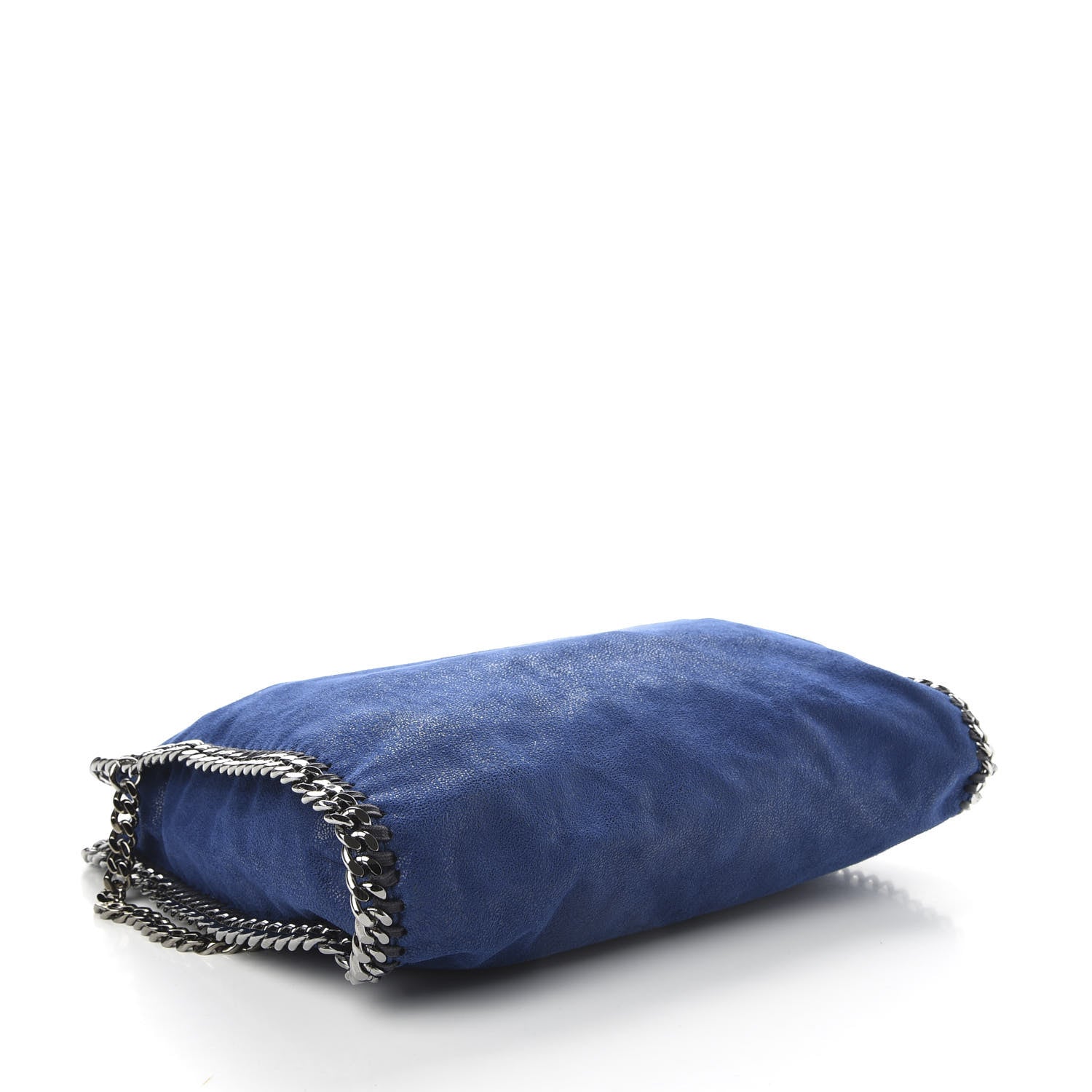 Stella McCartney Shaggy Deer Falabella Fold Over Tote Blue 4 of 9
