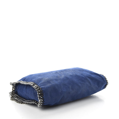 Stella McCartney Shaggy Deer Falabella Fold Over Tote Blue 4 of 9