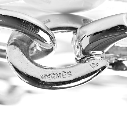 Hermes Sterling Silver Four Handbag Charm Bracelet 4 of 4