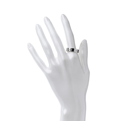 Cartier Platinum 5.5mm LOVE Ring 59 8.75 2 of 5