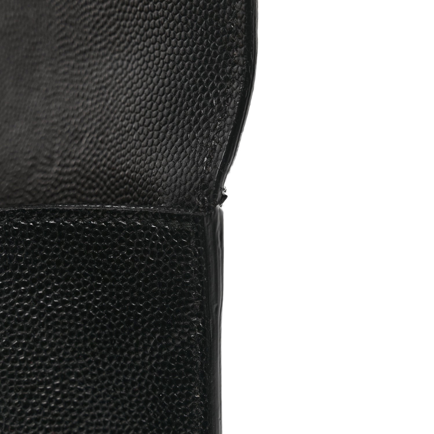 Saint Laurent Grain De Poudre Monogram Cassandre Clutch Black 9 of 10