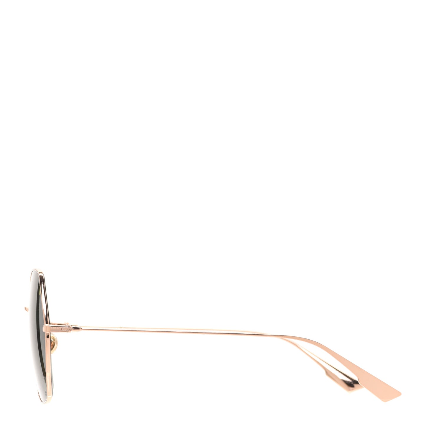 Metal Stellaire 8 Sunglasses Rose Gold Green