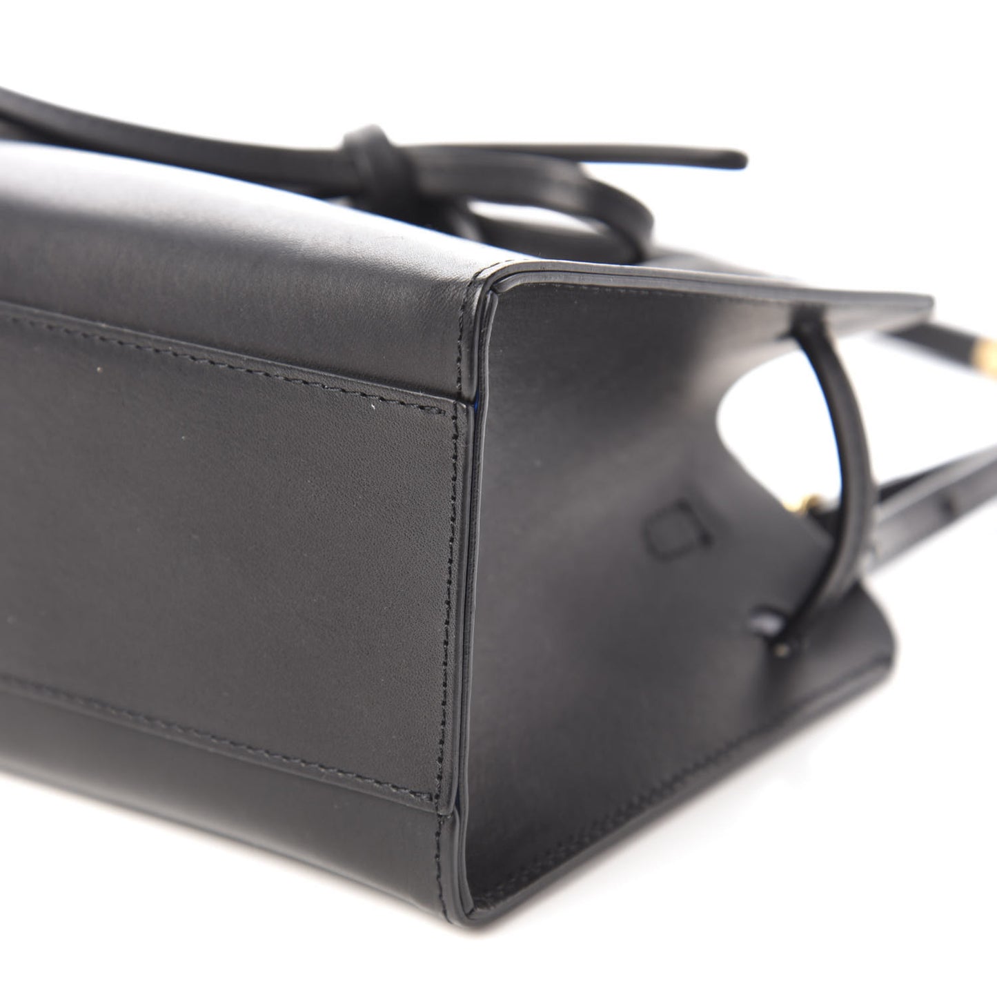Calfskin Mini MIni Sun Bag Black Royal