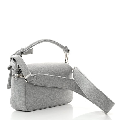 Fendi X MARC JACOBS Jersey Logo Medium Baguette Grey Ice 3 of 12