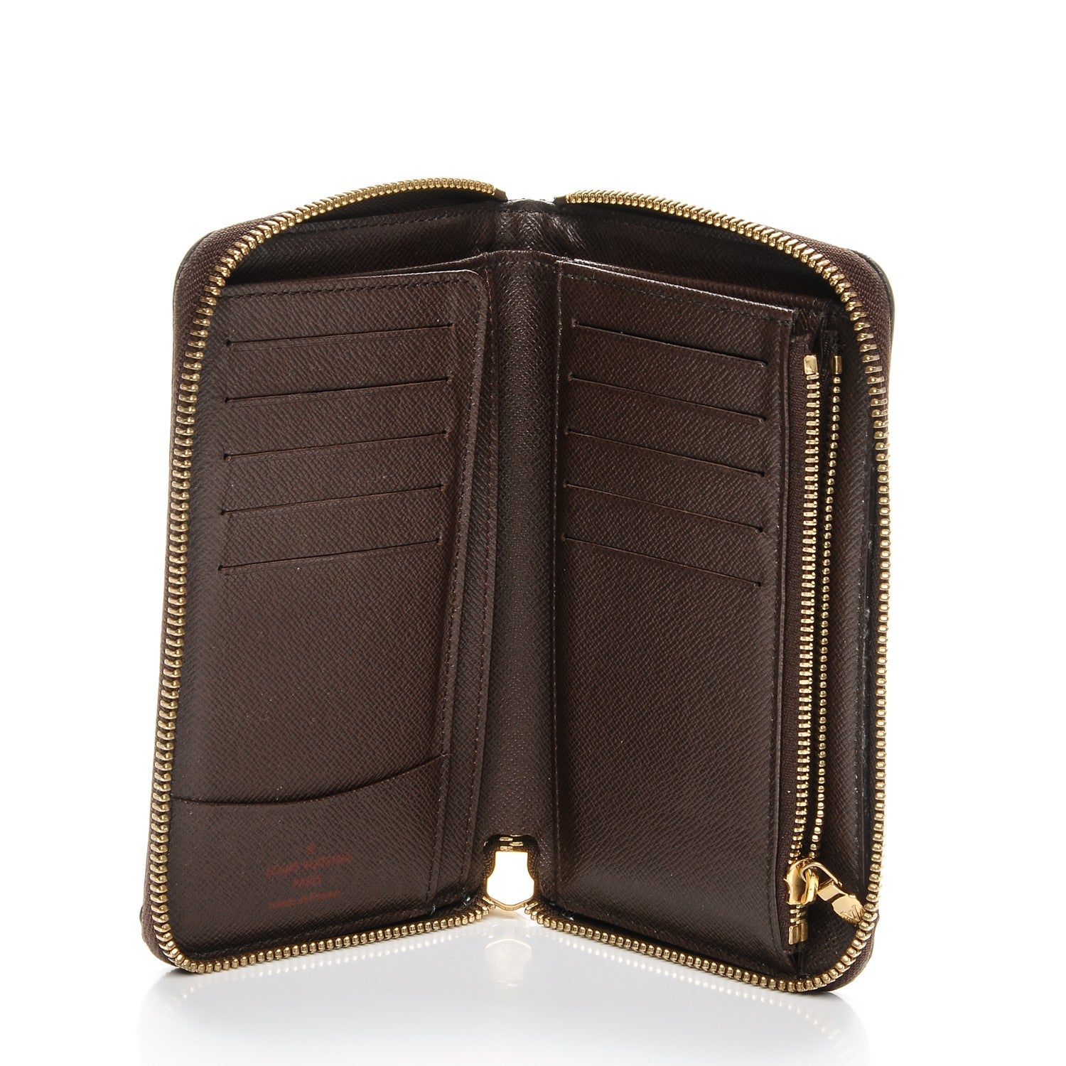 Louis Vuitton Damier Ebene Zippy Compact Wallet 5 of 6