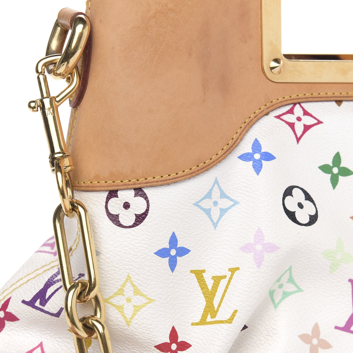 Monogram Multicolor Judy GM White