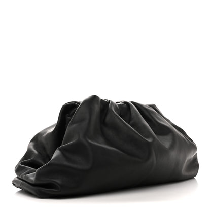 Bottega Veneta Smooth Butter Calf The Pouch Oversized Clutch Black 3 of 10