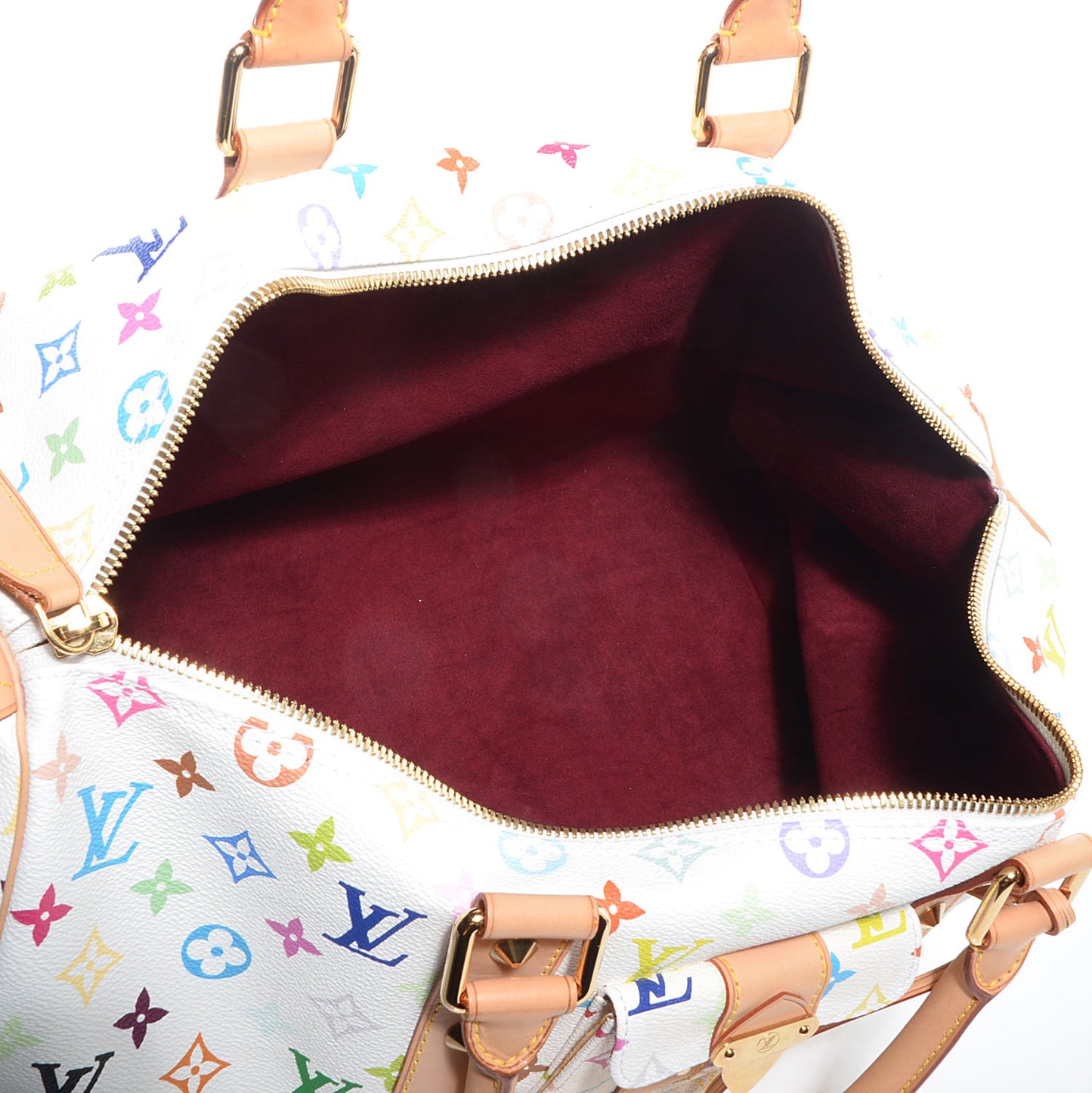 Monogram Multicolor Keepall 45 White