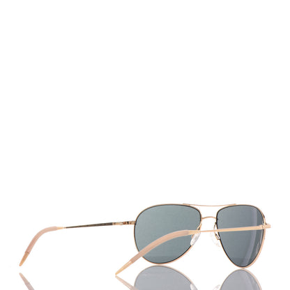 Oliver Peoples Benedict Aviator Sunglasses Gold 3 of 6