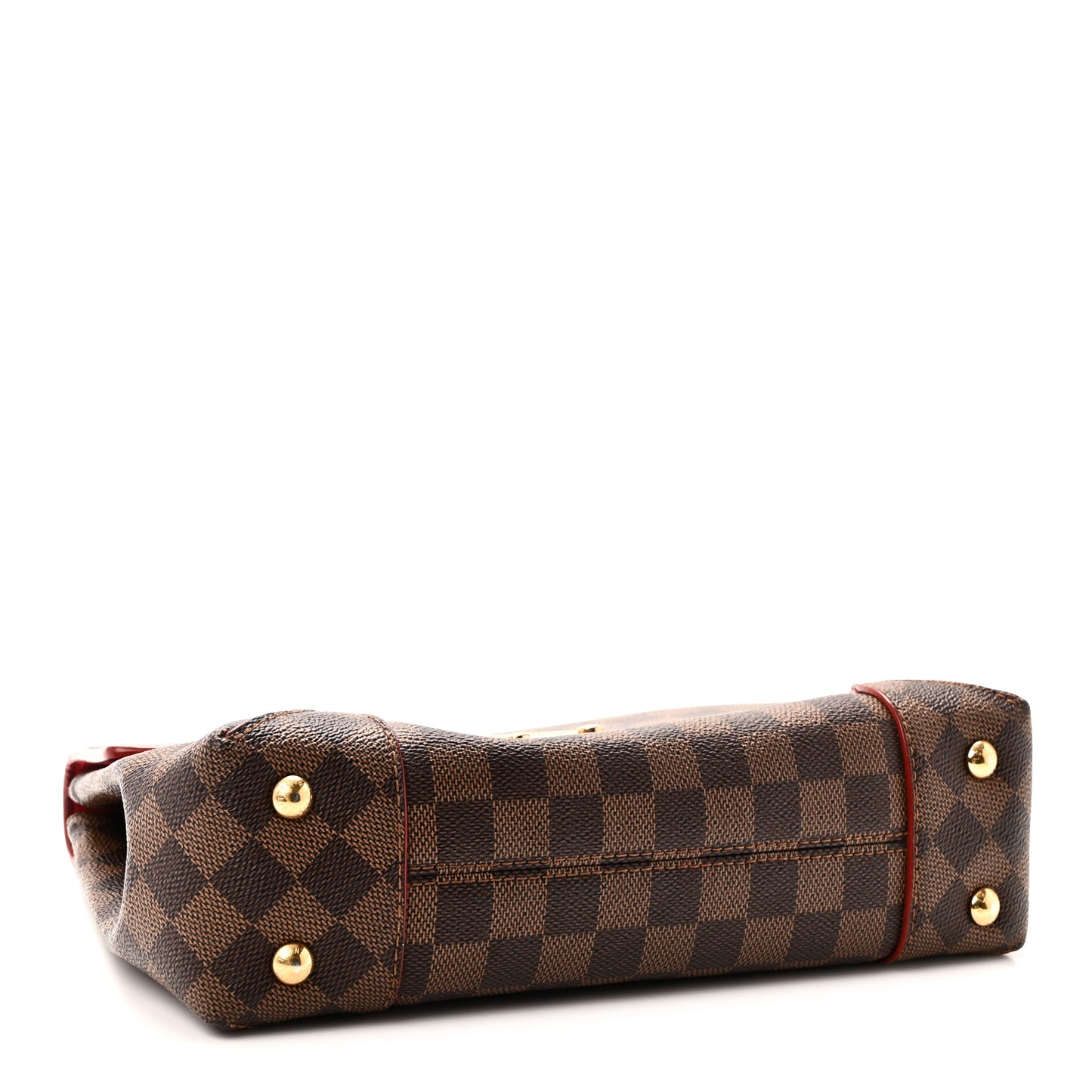 Damier Ebene Caissa Clutch Cherry