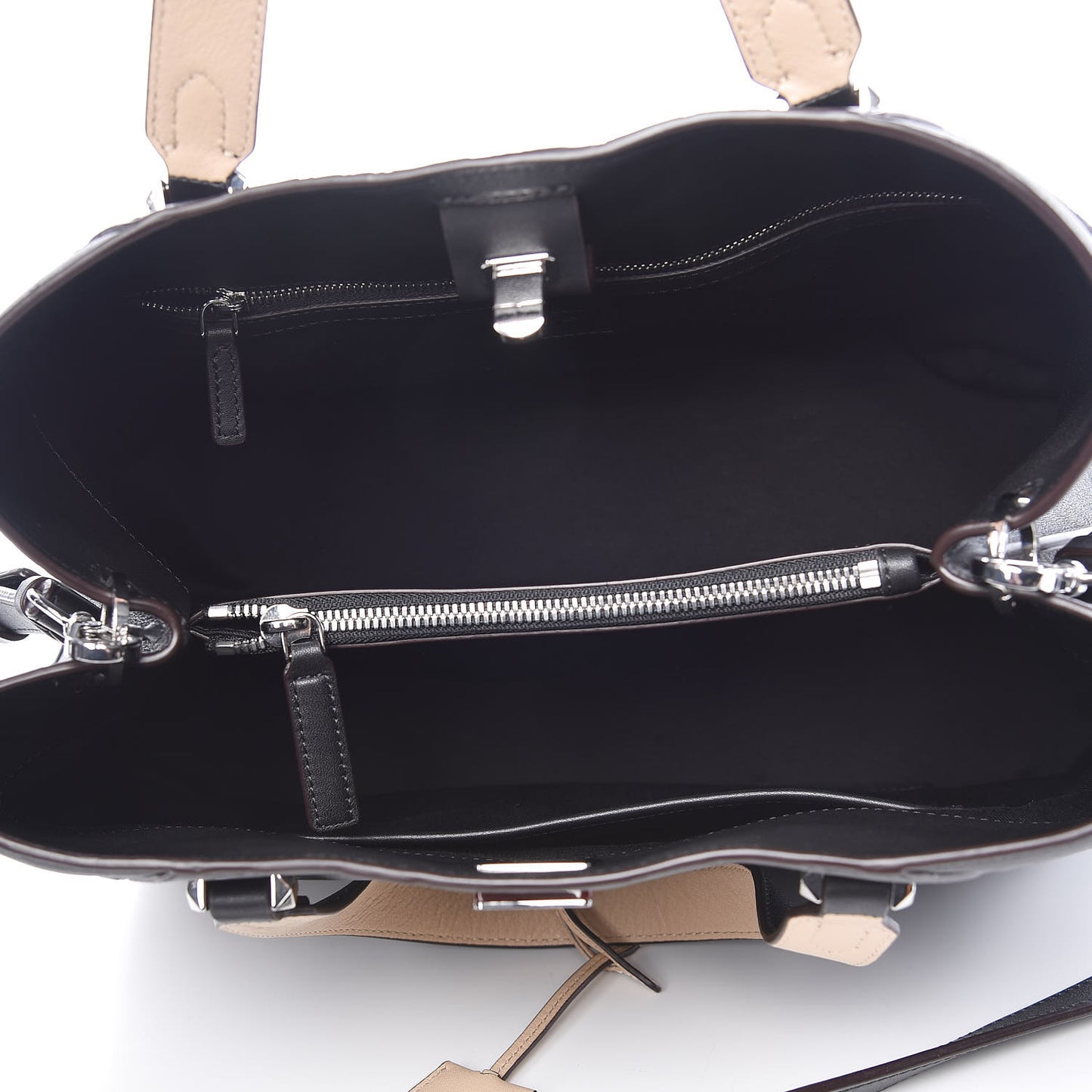Calfskin Ottomar Monogram Large Essential Tote Black