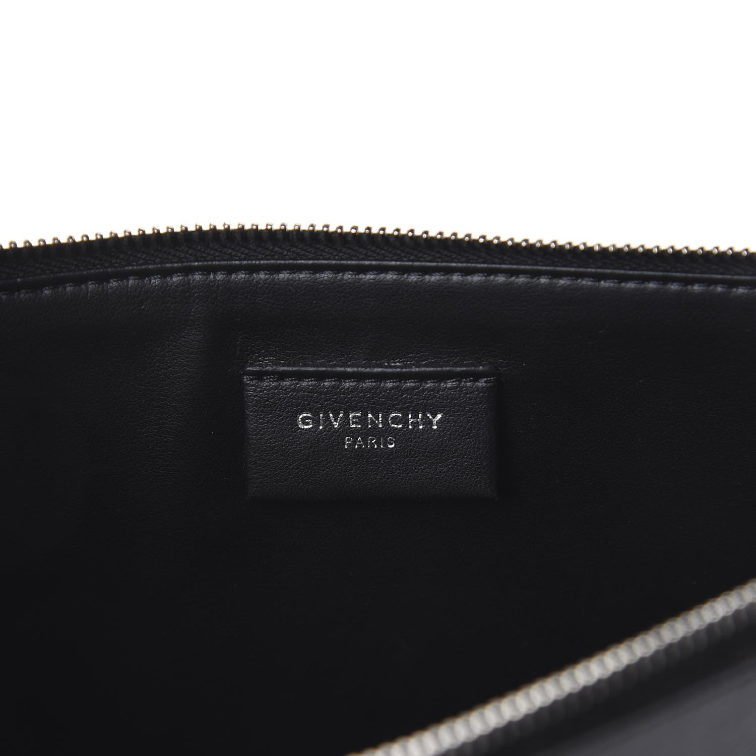 Givenchy Coated Canvas Iconic Ditsy Print Zip Pouch Black 5 of 5