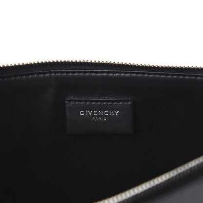 Givenchy Coated Canvas Iconic Ditsy Print Zip Pouch Black 5 of 5