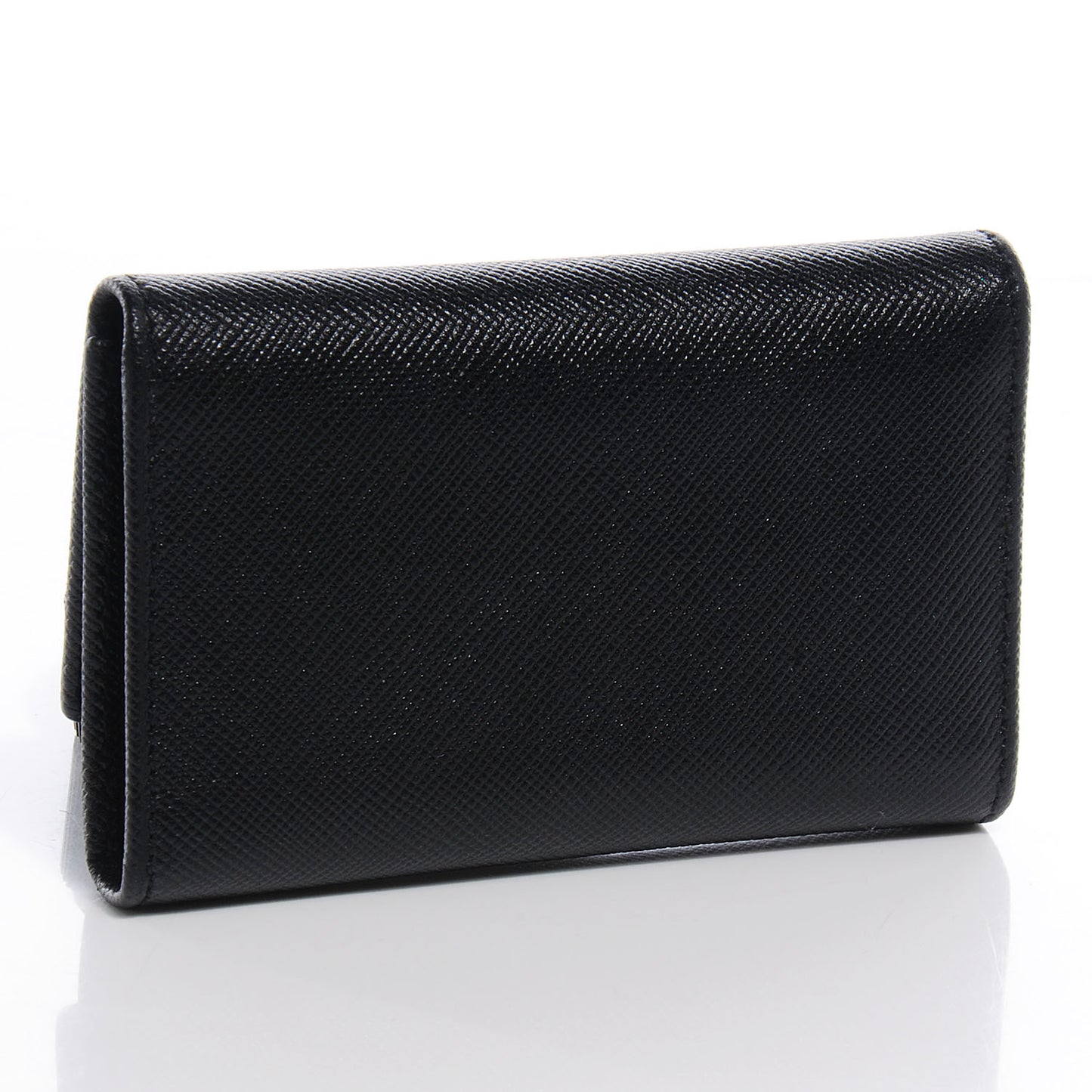Saffiano Metal 6 Key Holder Black