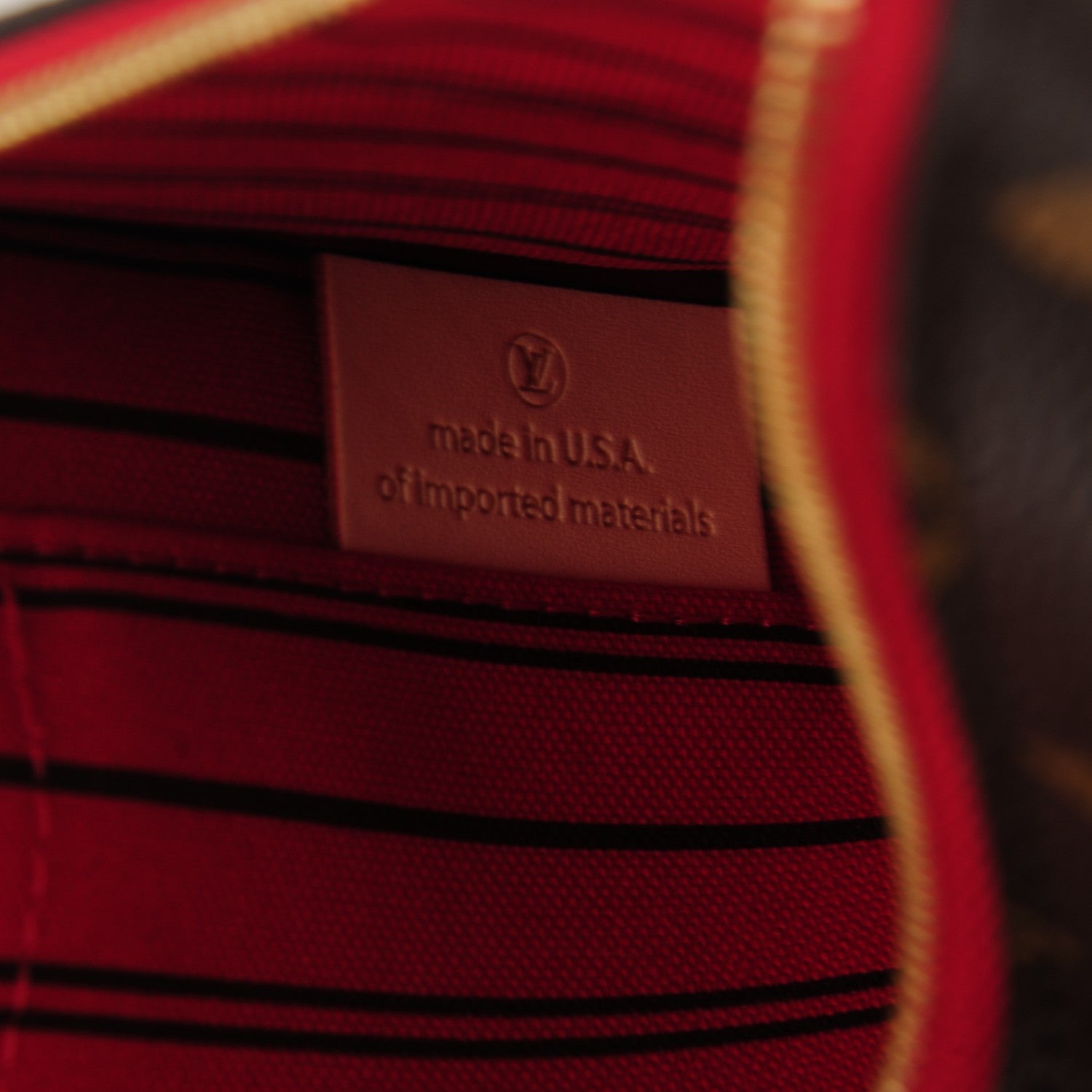 Louis Vuitton Monogram Neverfull MM GM Pochette Cherry 6 of 8
