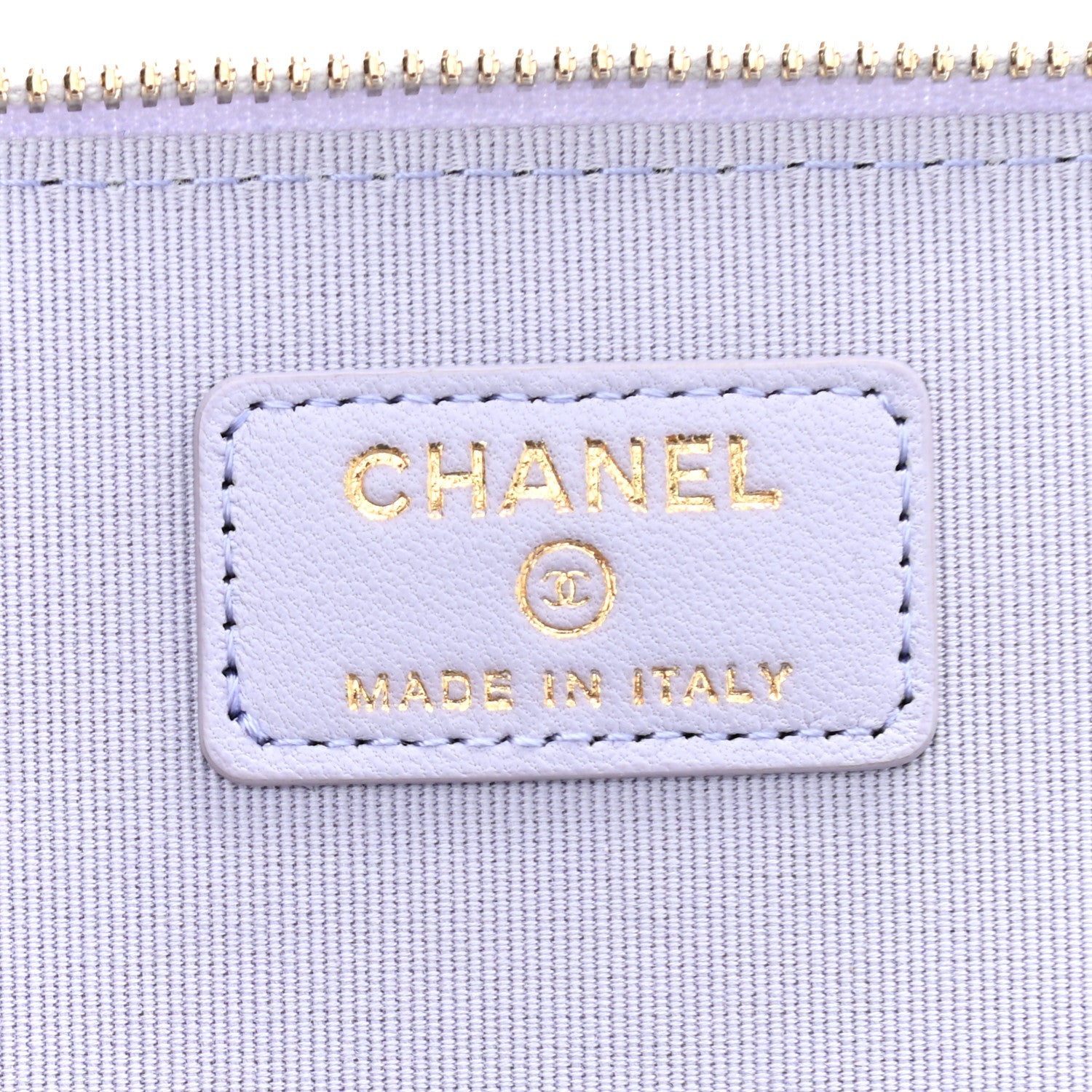 Chanel Lambskin Quilted Small Top Handle Vanity Case With Chain Light Purple 7 of 11