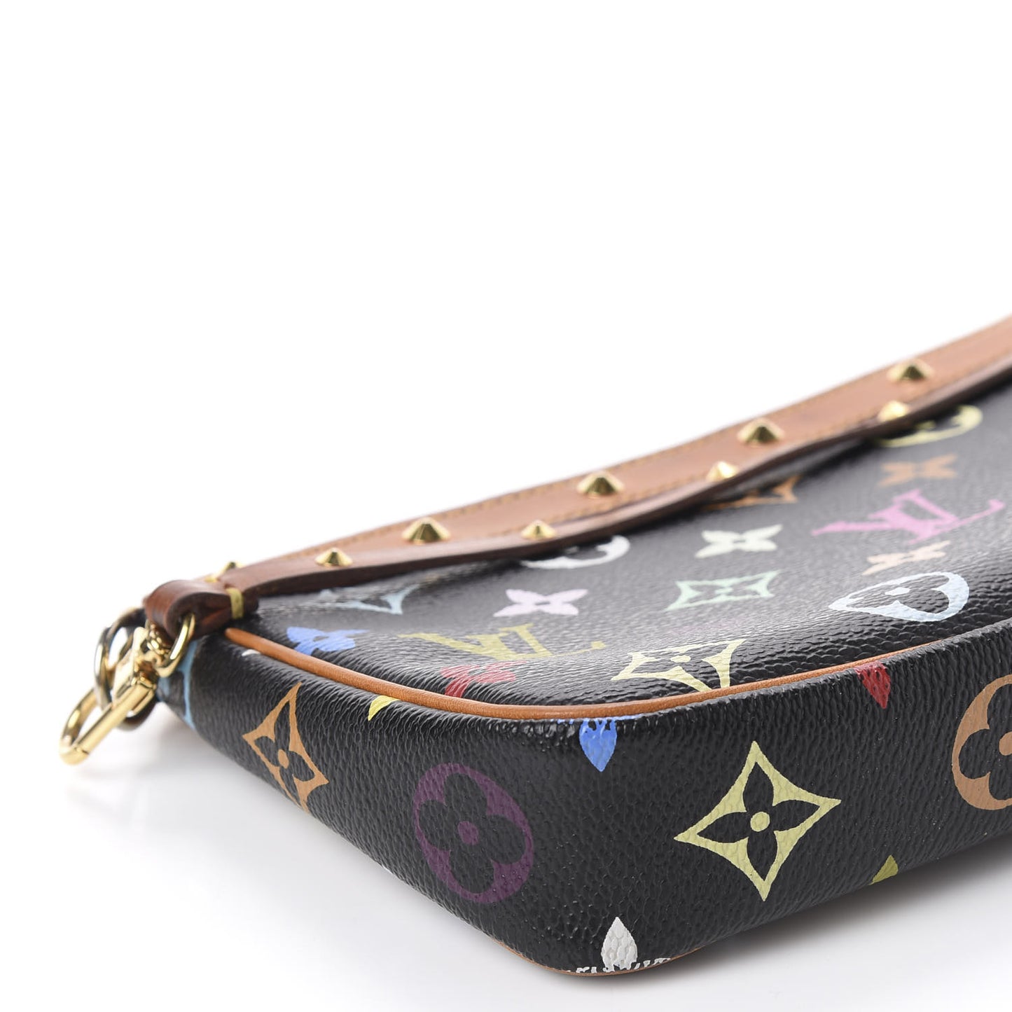 Monogram Multicolor Pochette Accessories Black