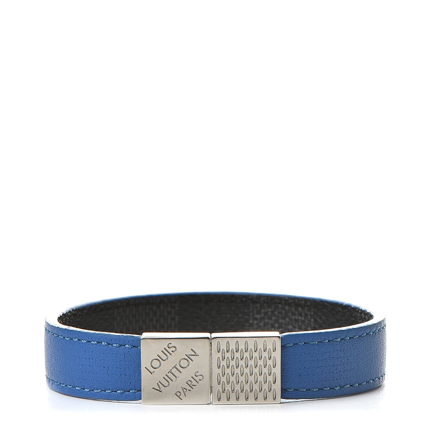 Louis Vuitton Damier Graphite Pull It Bracelet Blue 4 of 6