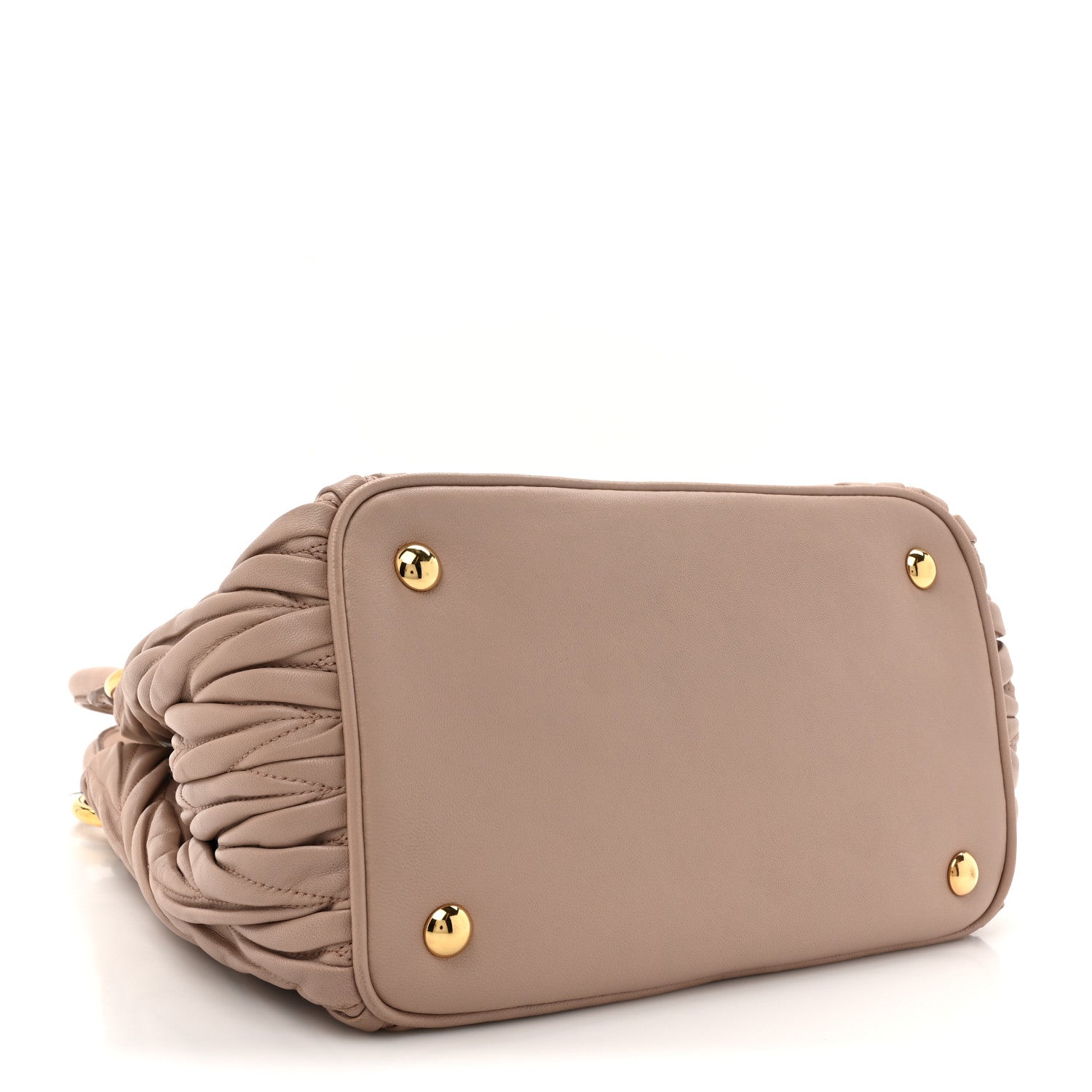 Miu Miu Nappa Matelasse Tote Cammeo 4 of 15