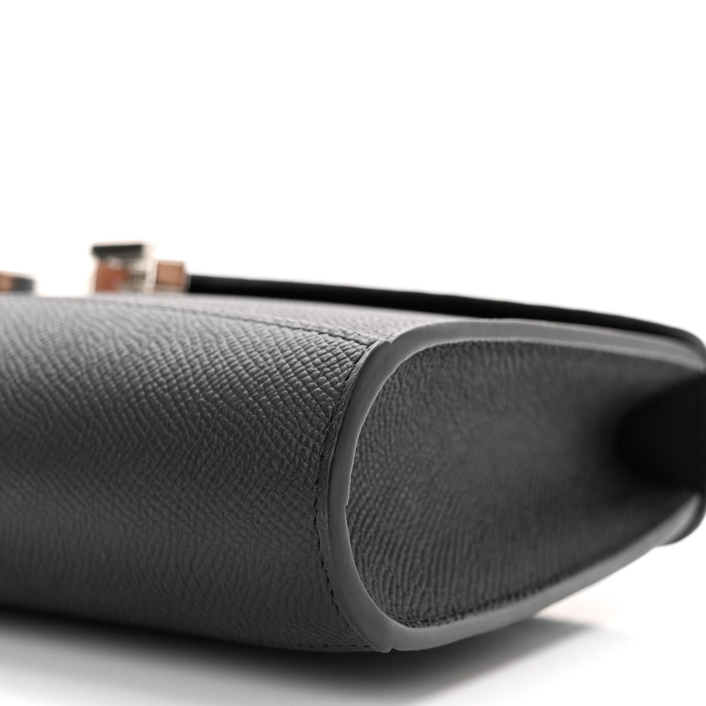 Carat Calfskin Gabrielle Clutch Black