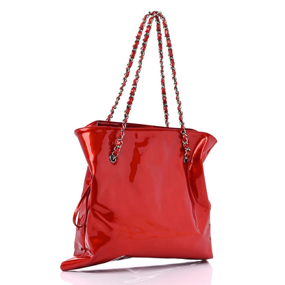 Chanel Patent Crystal Strass Bonbons Tote Red 2 of 13