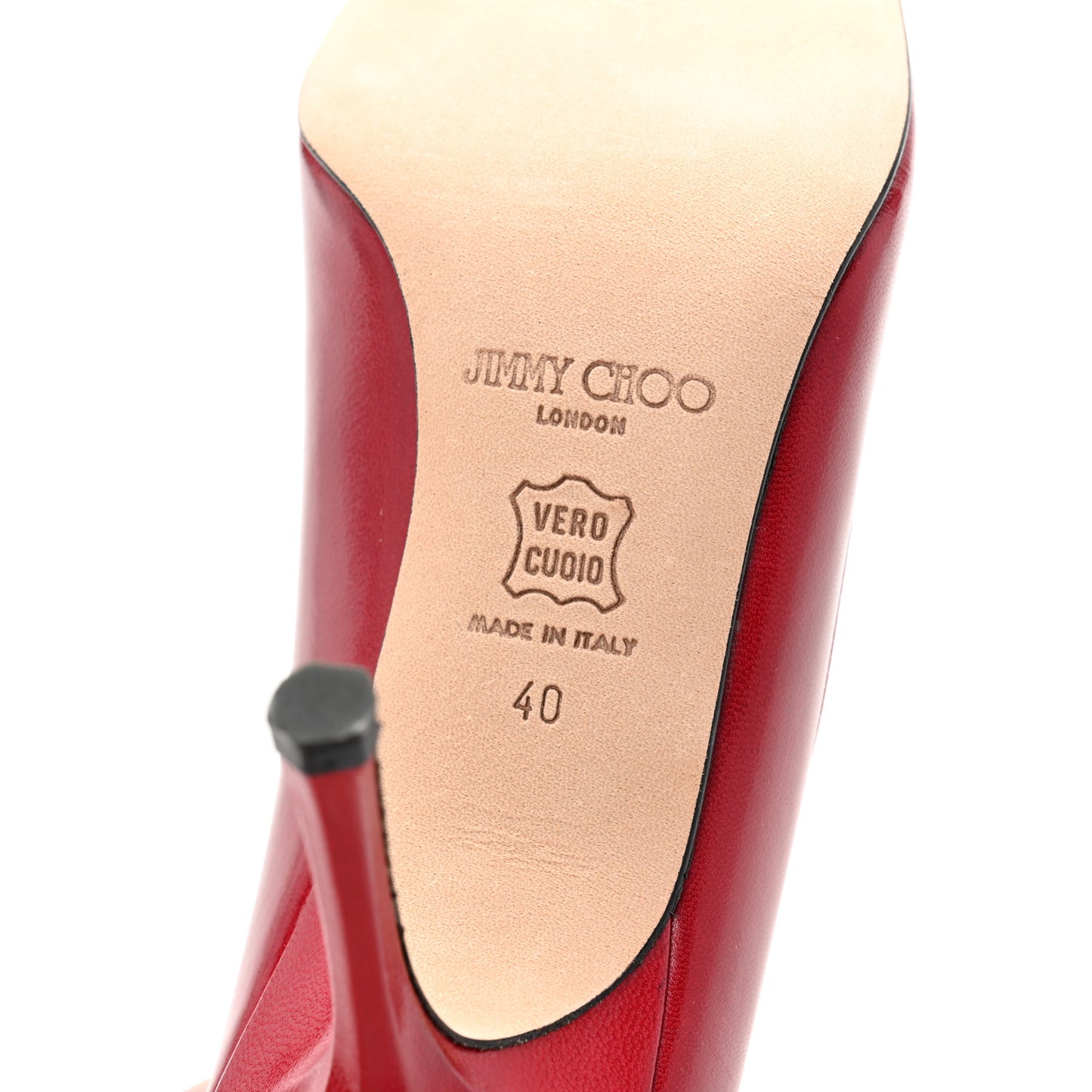 Calfskin Anouk 100 Pumps 40 Red