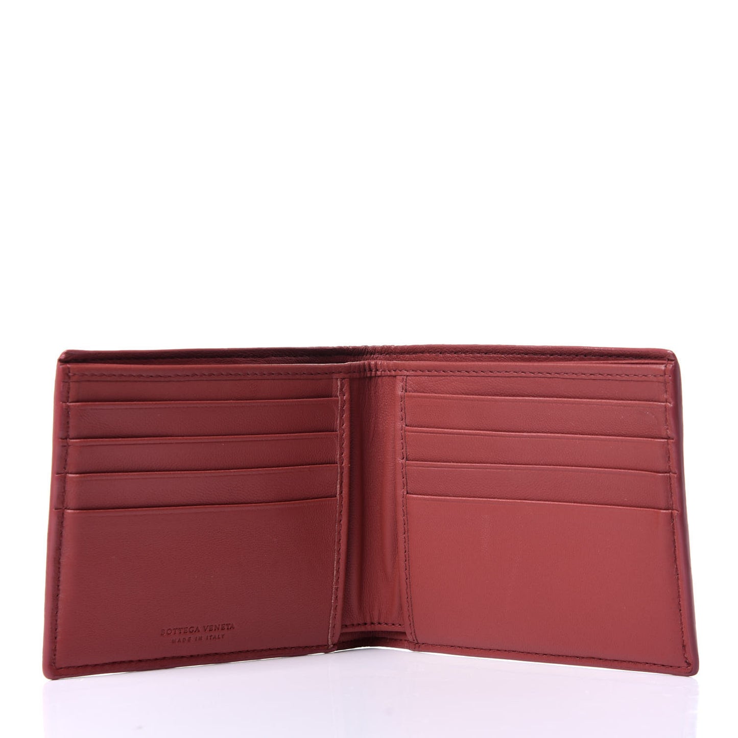 Nappa Intrecciato Bi-Fold Wallet Ebano Multicolor
