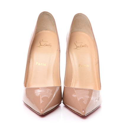 Christian Louboutin Patent So Kate 120 Pumps 37.5 Nude 2 of 9