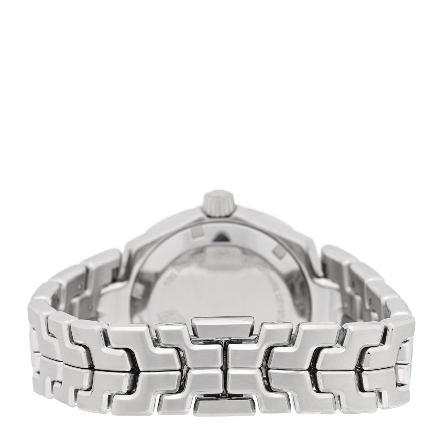 Tag Heuer Stainless Steel Diamond Blue Mother of Pearl 29mm Link Quartz Watch WBC1313 3 of 5